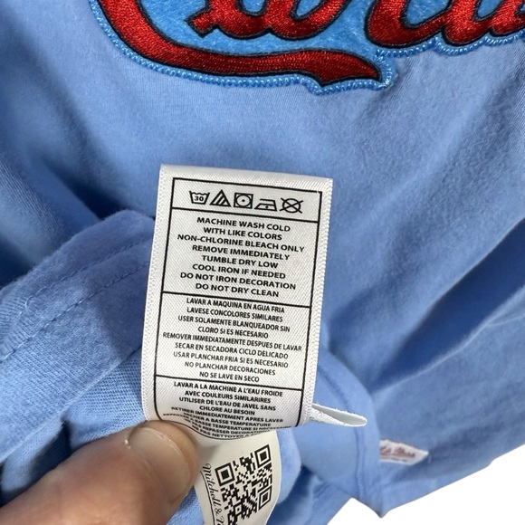 RARE VINTAGE Mitchell and Ness St. Louis Cardinals Embroidered Tee Blue M - Picture 11 of 13